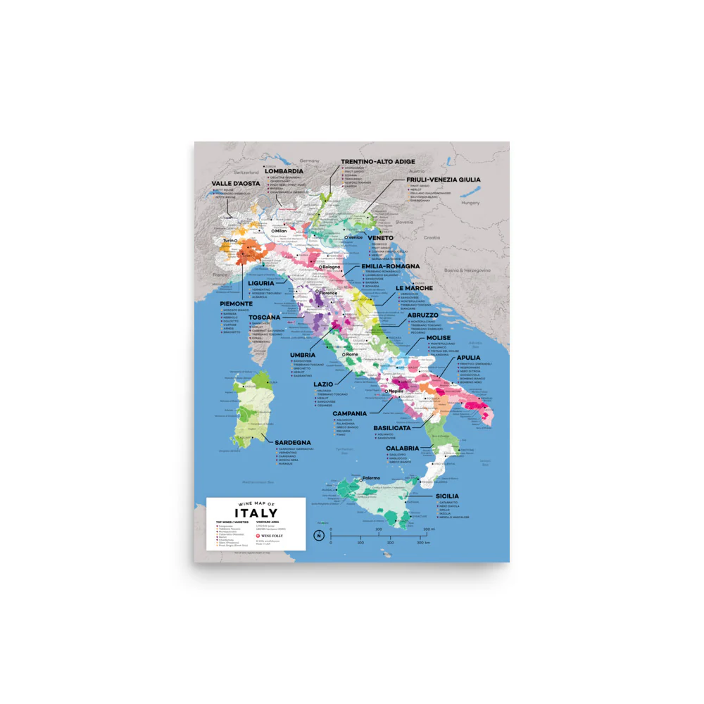 Italy Wine Map - 2nd Edition - Image 4