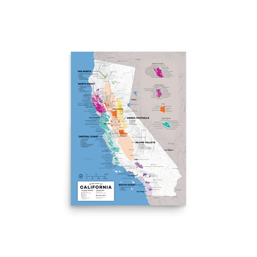 California Wine Map - 2nd Edition - Image 4