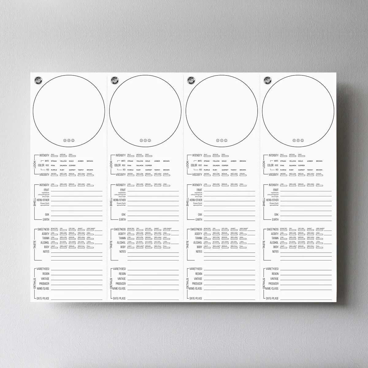 Wine Tasting Placemats (20-Pack) - Image 3